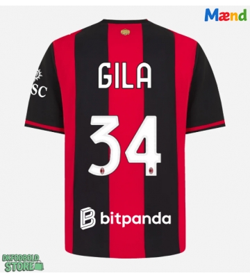 AC Milan Mario Gila #34 Replika Hjemmebanetrøje 2026-27 Kortærmet